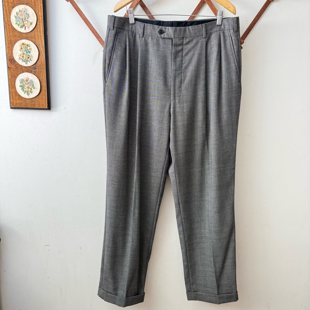 Brooks Brothers Pleated Wool Dress Pants